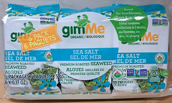 Roasted Seaweed Snacks - Sea Salt (gimMe)